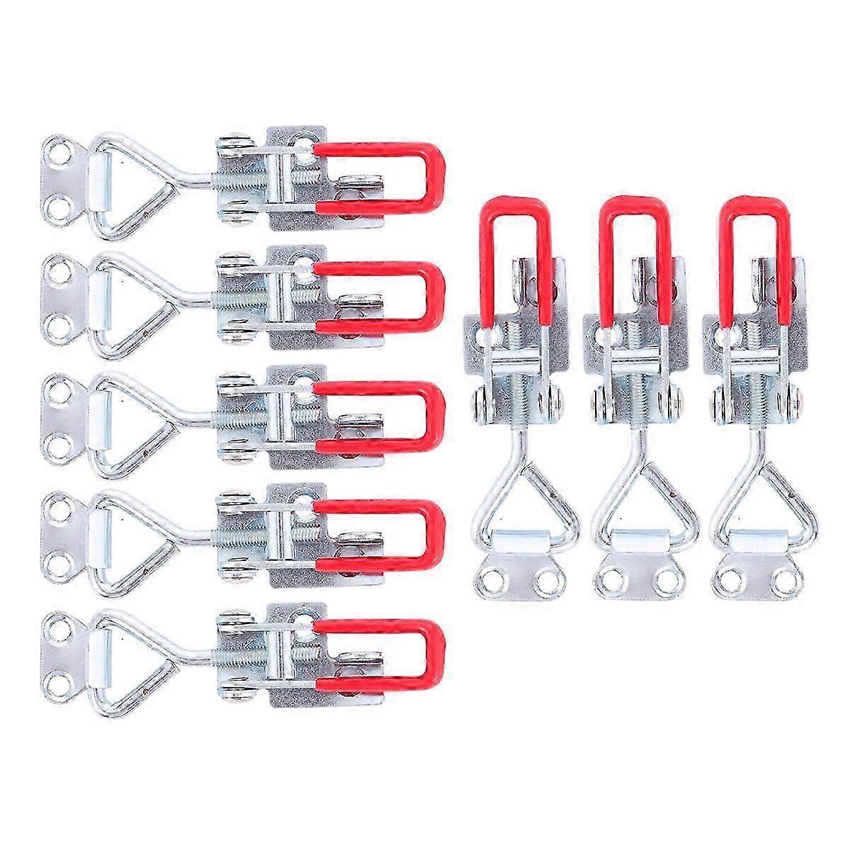 8pcs Pull-Action Latch Toggle Clamp Quick Release Pull Latch Toggle Clamp
