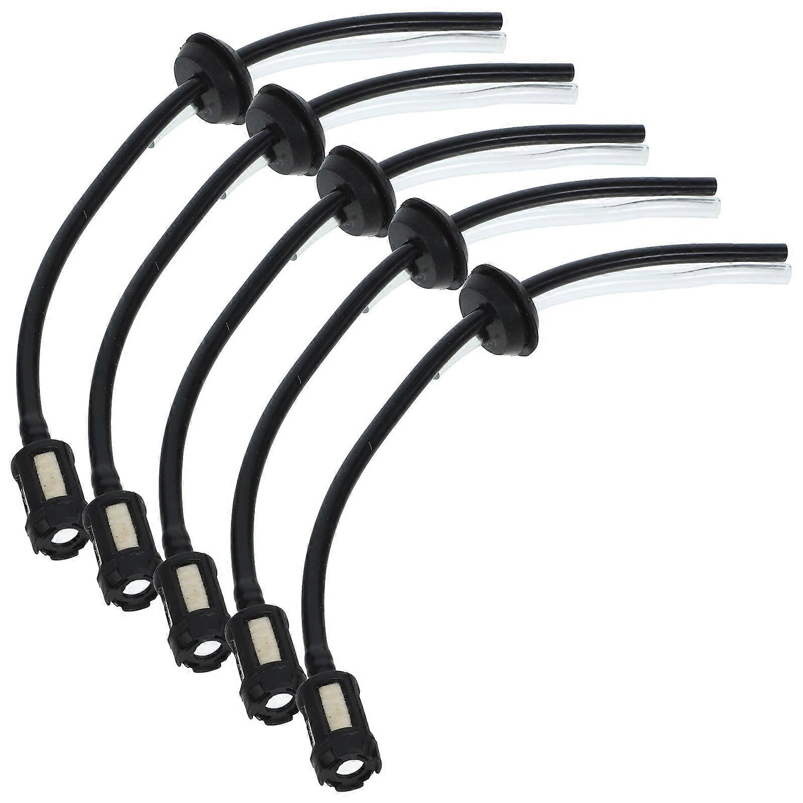 Efficient Operation Line Hose Black 8.7X0.6X0.6In For Lawn Care Beginners 5Pcs