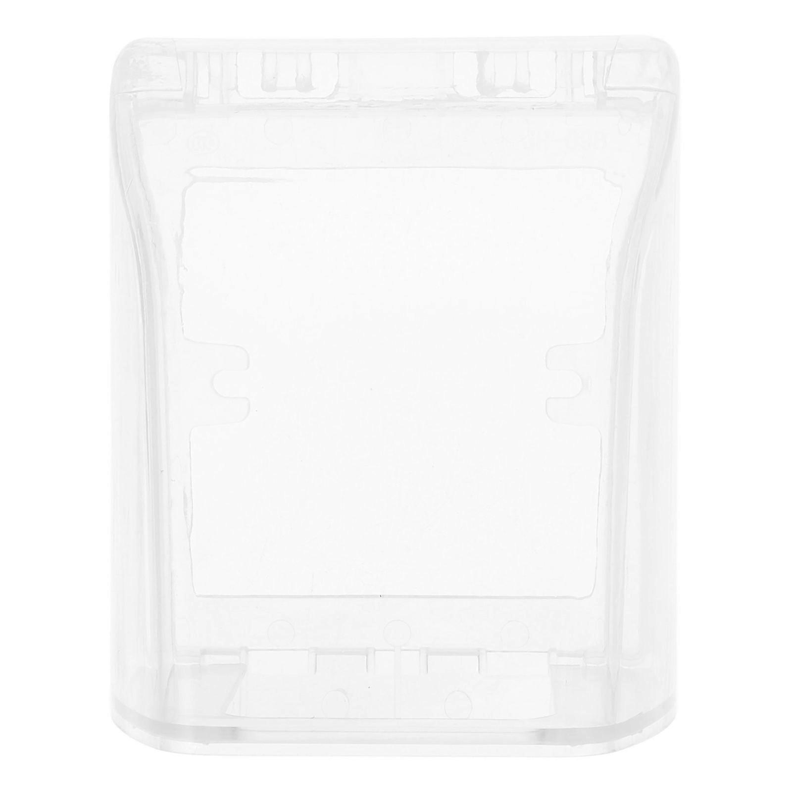 Transparent Wall Socket Cover Box Splash Resistant Electrical Outlet Protector for Bathrooms & Outdoor Use Easy Install Dust & Safety Guard for