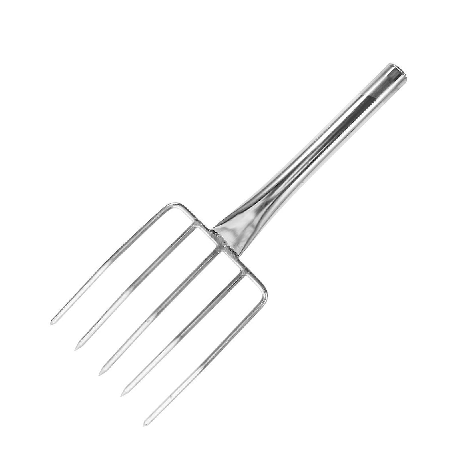 Garden Equipment Stainless Steel Bean Sprout Fork for Gardening and Cleaning Debris 1Pack