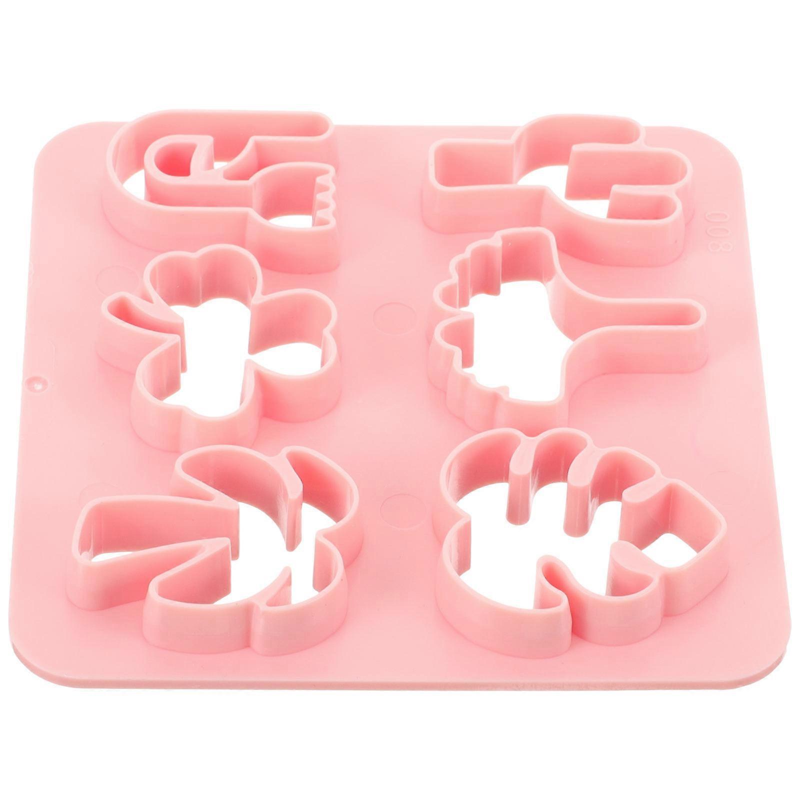 Jewelry Mold Polymer Clay Pink 10x10cm Modeling Clay For Earrings 1Set