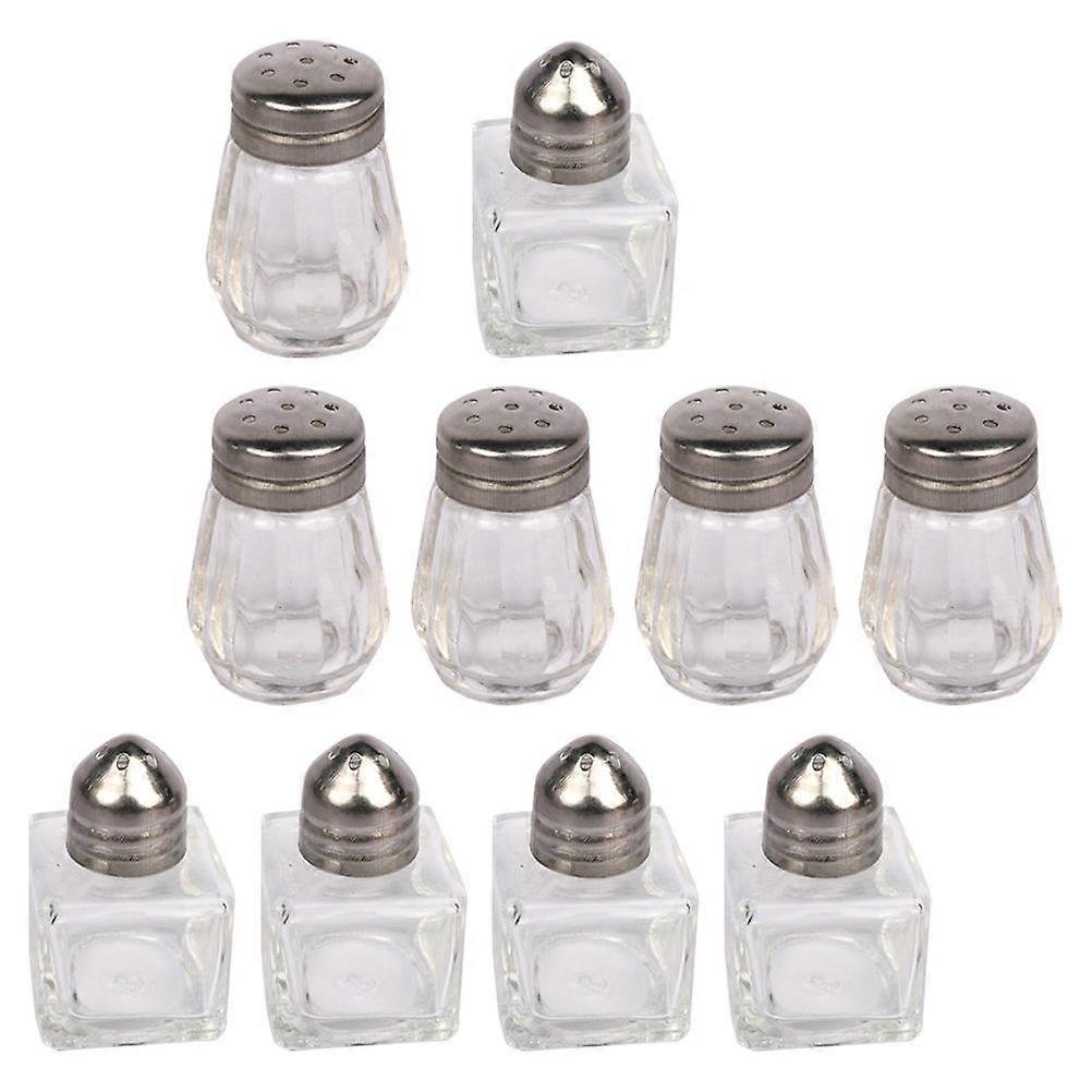Portable Outdoor Seasoning Canisters Set of 10 Dustproof Spice Storage for BBQ, Camping, Kitchen & Travel Keeps Spices Fresh Flavorful