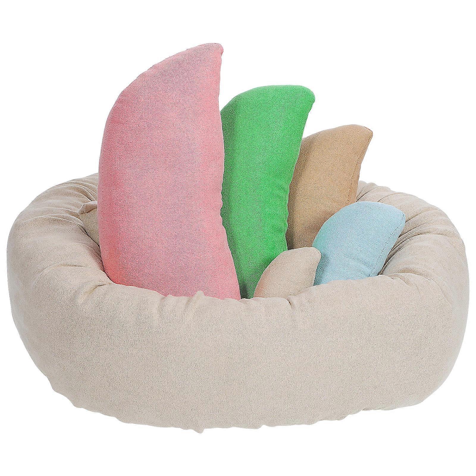 أطفال تصوير تبادل لاطلاق النار الدعامة شكل رائعتين الوسائد المناسبات الخاصة القماش PP القطن لعب اللعب 6 قطع