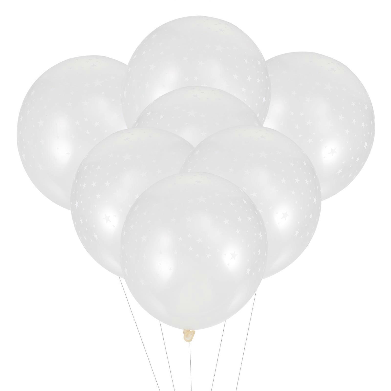 Latex Balloons Star Printing 12 Inch 100Pcs Wedding