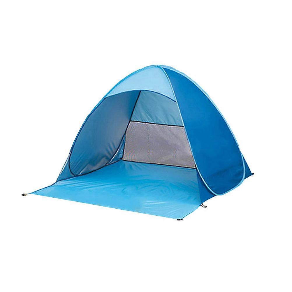 Canopy Tent For Beach Portable Design Sun Protection Sky-Blue 150X165X110cm Uv-Resistant 1Set