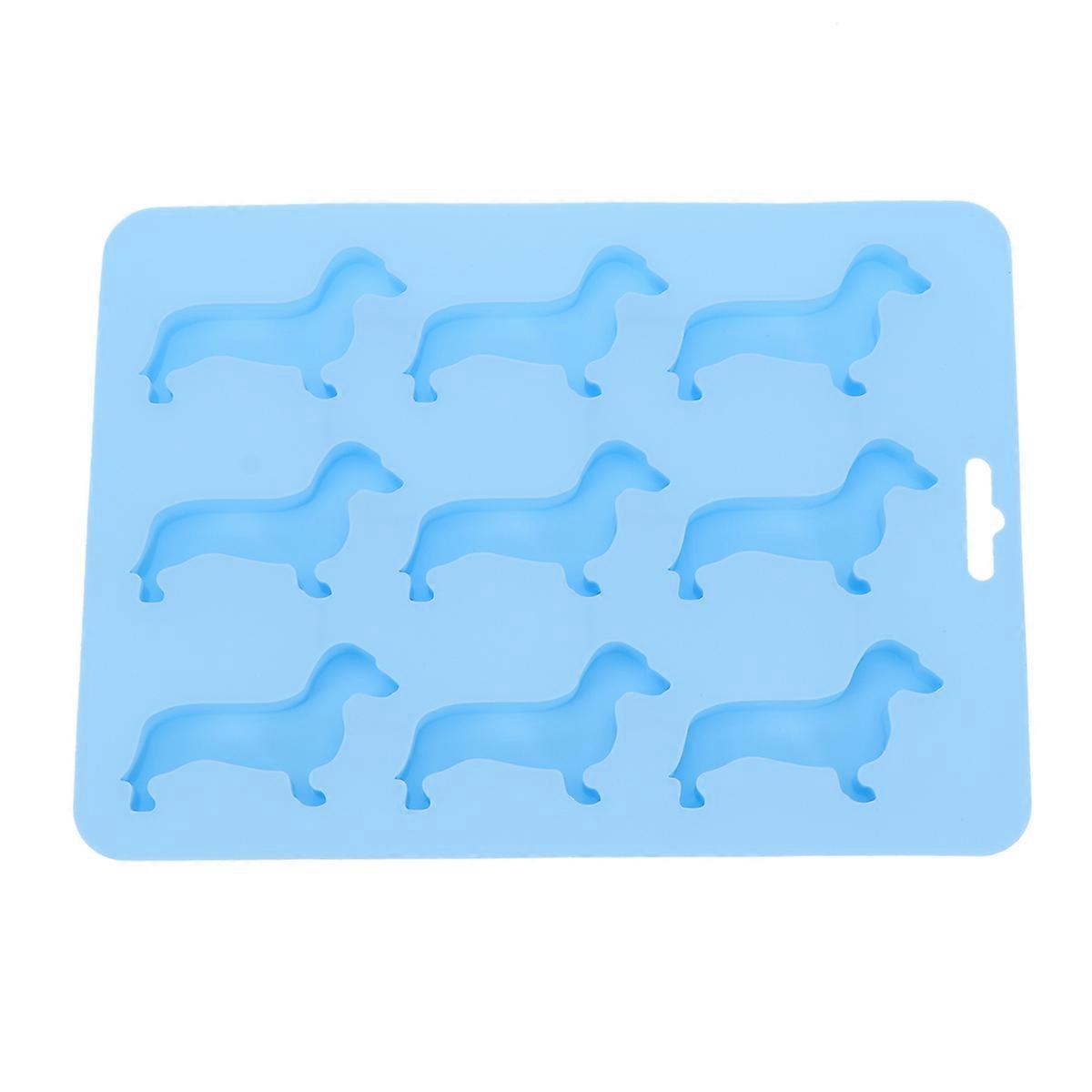 Ice Maker Tray Dog Ice Maker Creative Silicone Ice Cube Tray Mold Sky Blue For Ice Making 1Pack