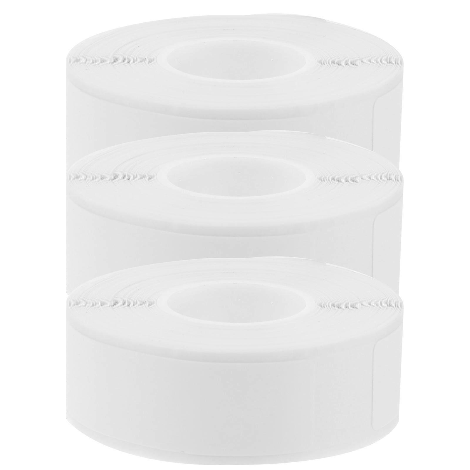 Thermal Printing Label Paper Rectangular Shape Business Display Adhesive Printable 3 Rolls