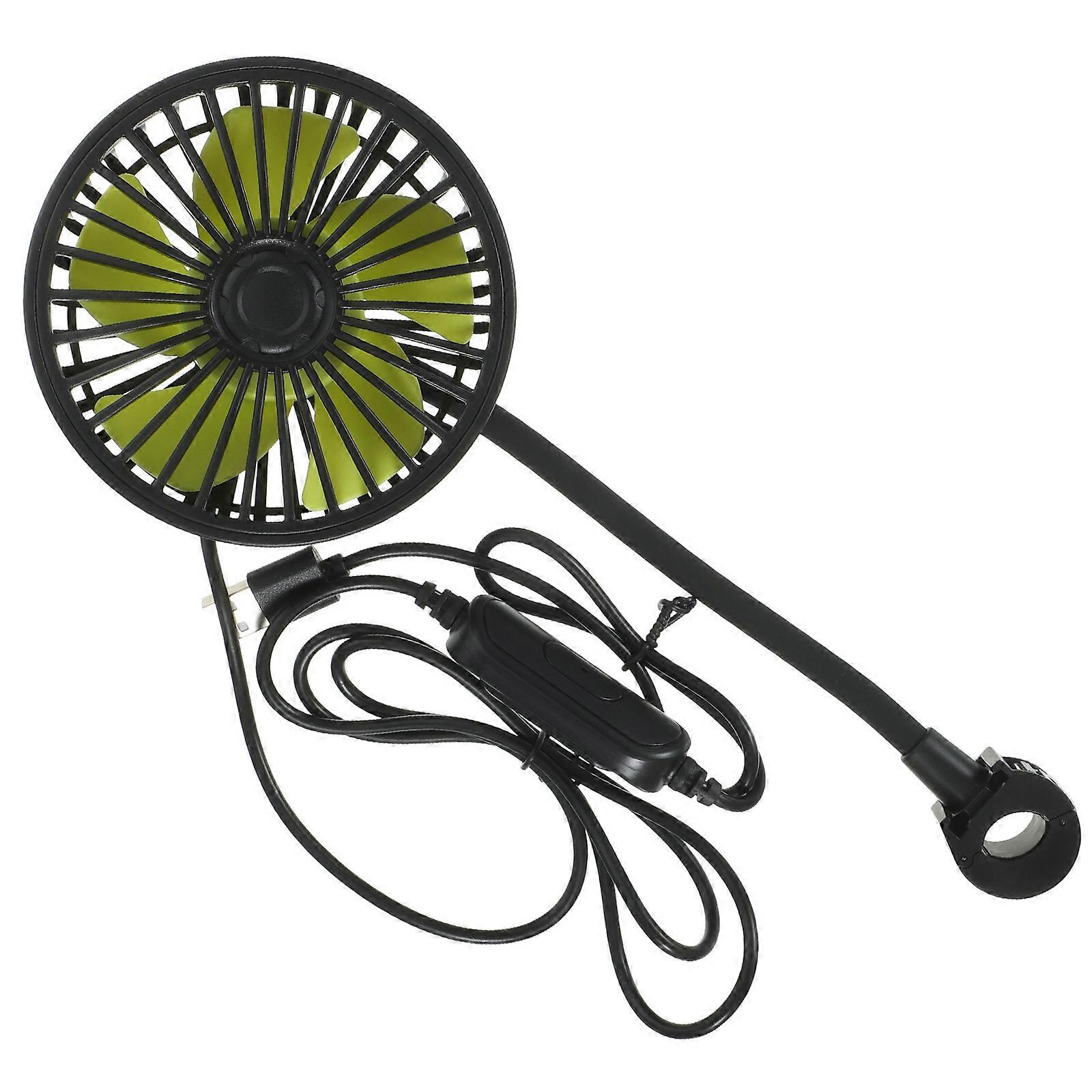 Adjustable Backseat Car Fan Vehicle Fan Cooling Summer Use 28.5x10.5x4cm Quiet Operation 1Set
