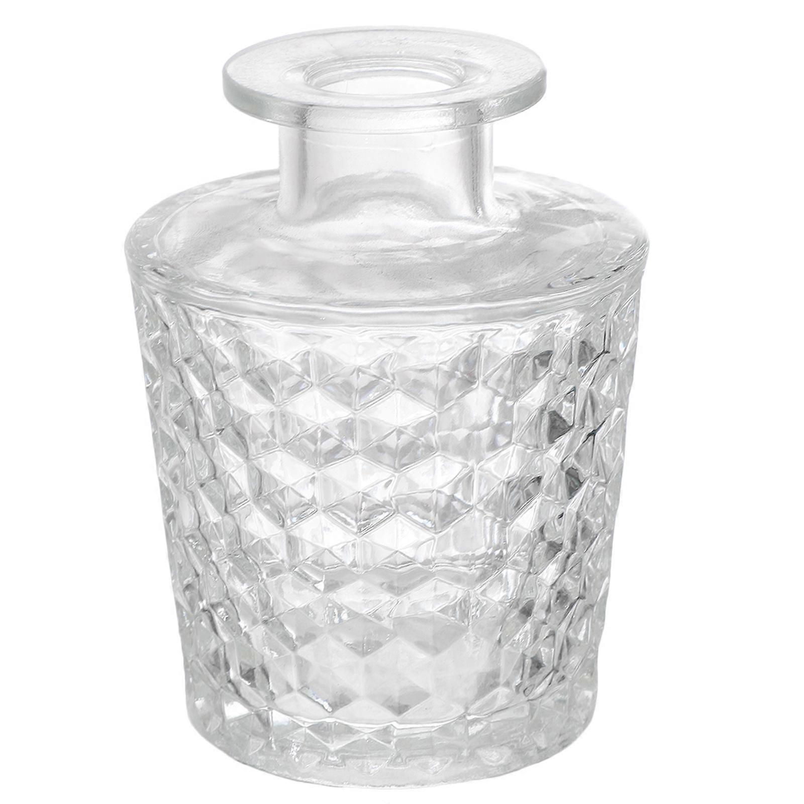 Clear Glass Diffuser Bottle Refillable Diffuser Jar Aromatherapy Container