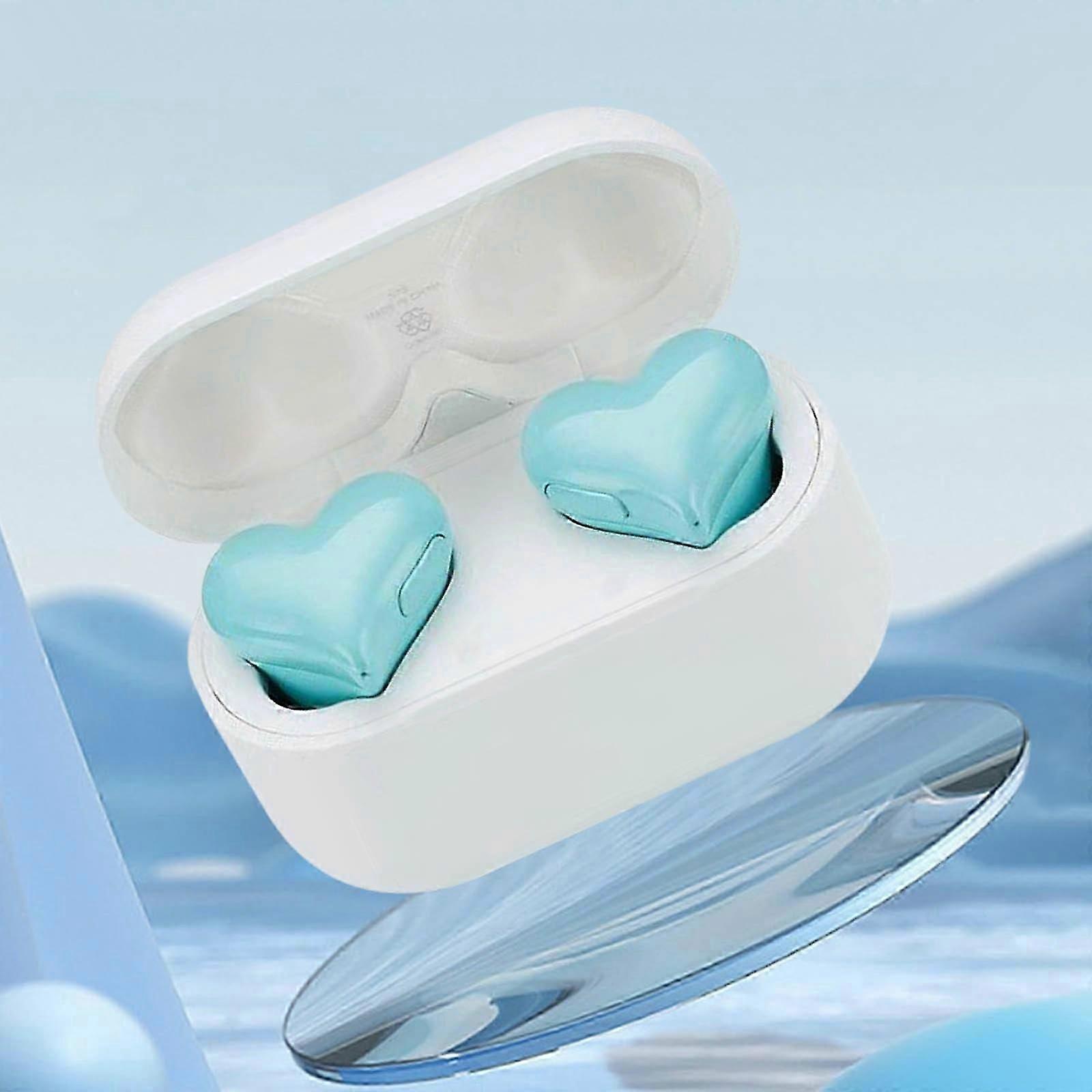 Écouteurs Bluetooth en forme de cœur Réduction du bruit Sports Sans fil Dans l’oreille Écouteurs Bluetooth