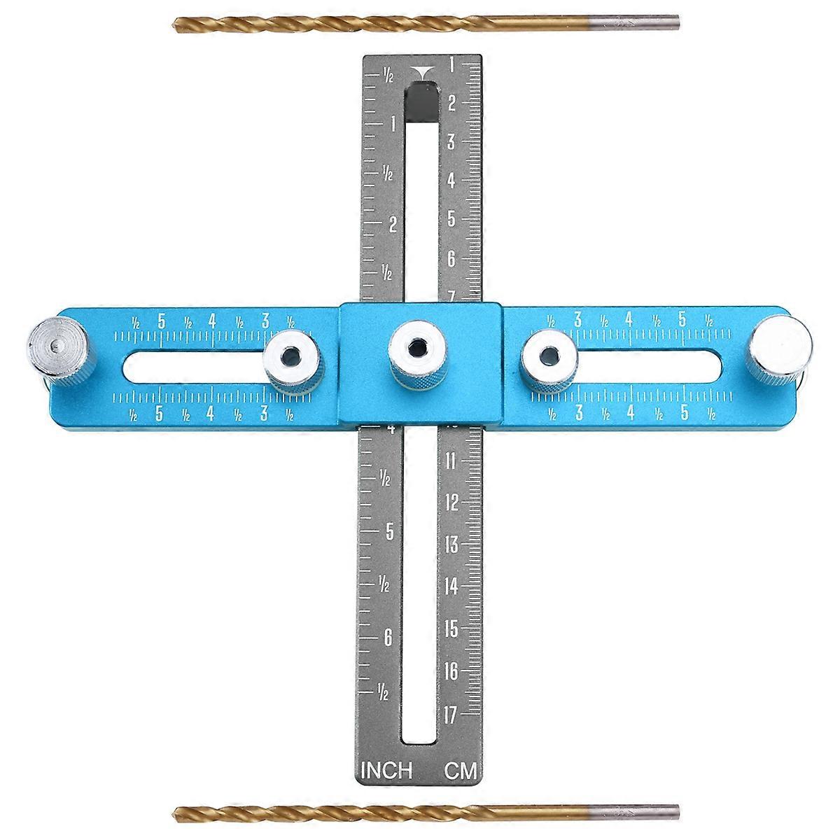 Handle Punching Positioner, Drawer Cabinet Door Handle Installation Aids Woodworking Hole Cutting T