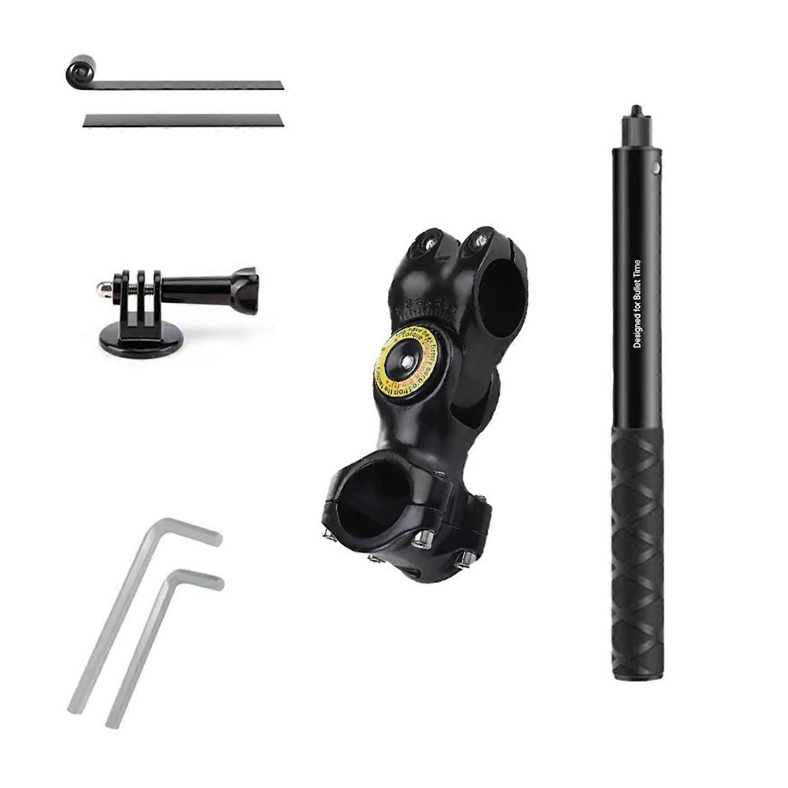 Motorcycle Bike Selfie Stick Monopod Mount Handlebar Bracket Third Person Perspective Mounting Camera Bracket