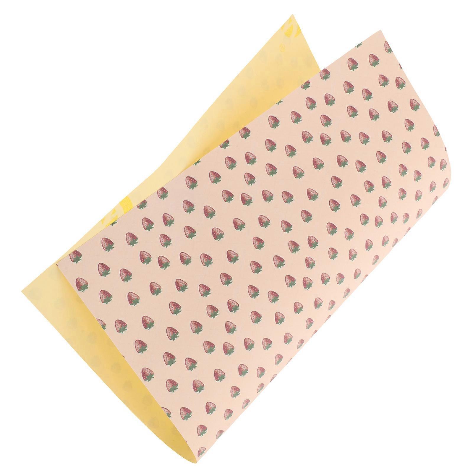 Rectangle Shaped Dollhouse Wall Sticker Pvc Material 1:12 Scale Miniature Enthusiasts Accessory 1Pcs