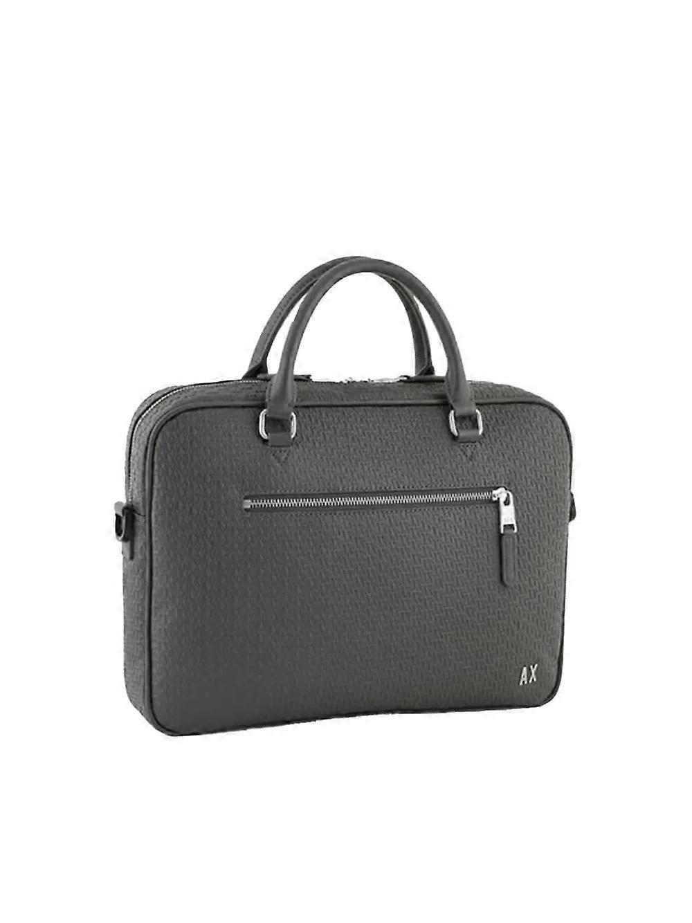 Armani Exchange Relief Briefcase Men Black