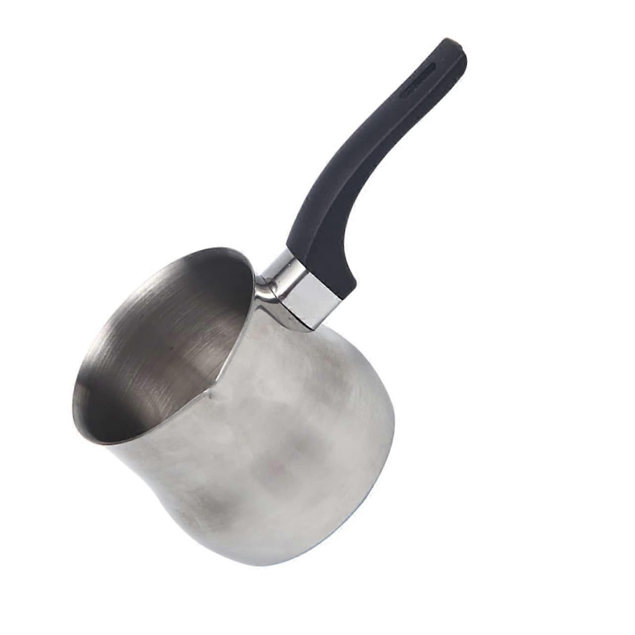 Aufschäumkrug 250 Ml Latte Art Tasse Mit Komfortablem Griff Für Einfaches Aufschäumen Silver 17.5X7X7 Cm