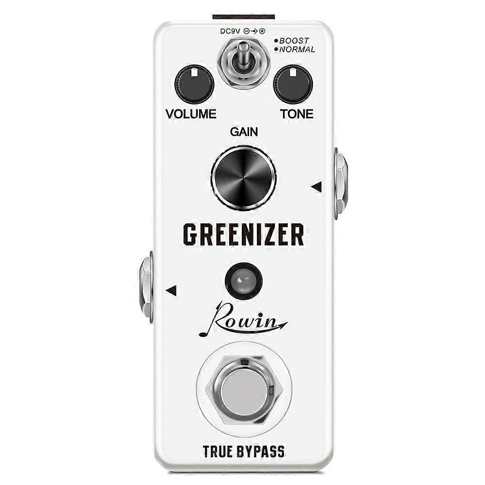LEF-323 GREENIZER Overdrive Guitar Pedal Mini True Bypass Full Metal Case Compact Design for Profe
