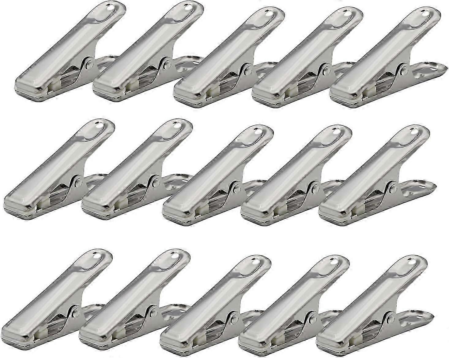 LINJOU 20 Pieces Stainless Steel Clothes Pegs Unbreakable Indestructible Never Rust