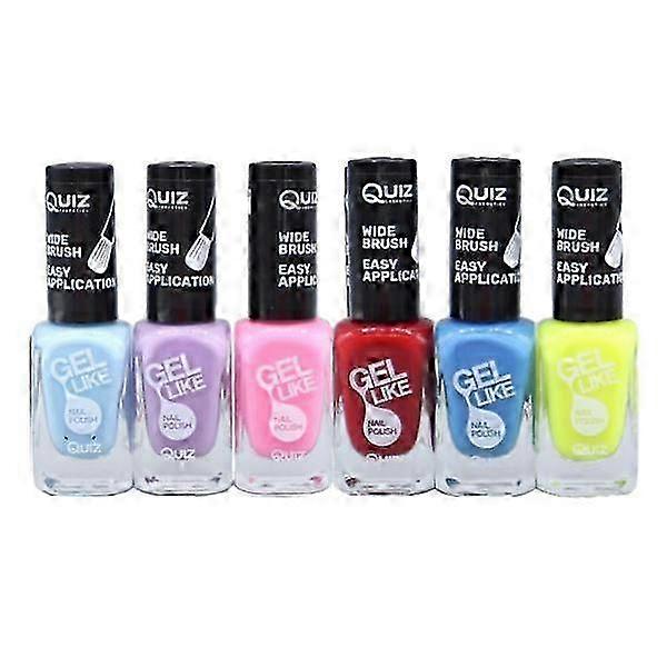 Set de 6 vernis à ongles - Multicolore