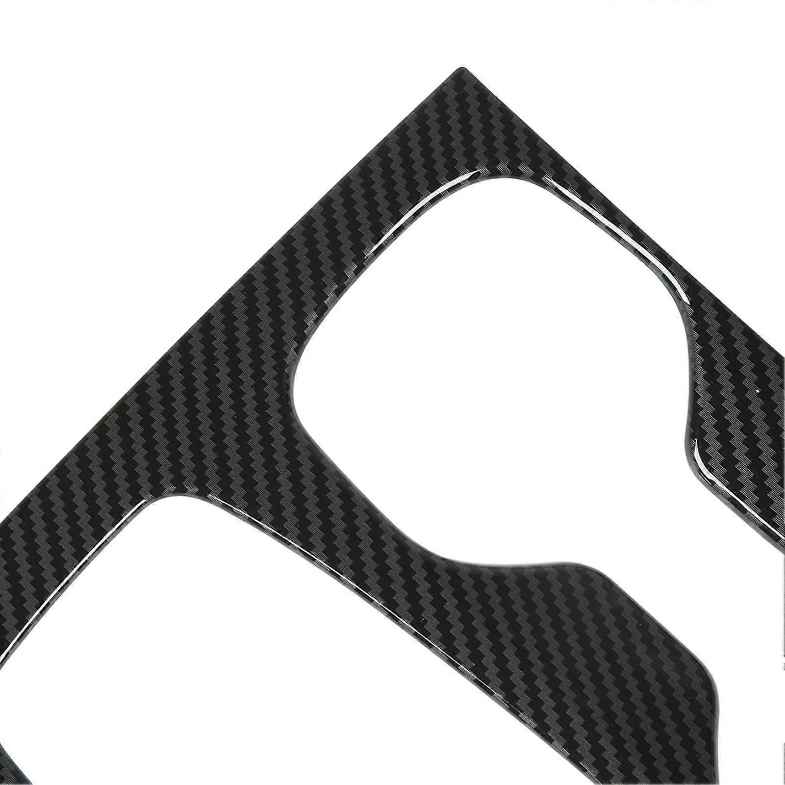 Headlight Switch Button Panel Decoration Trim Carbon Fiber Style Replacement for Ford 2021