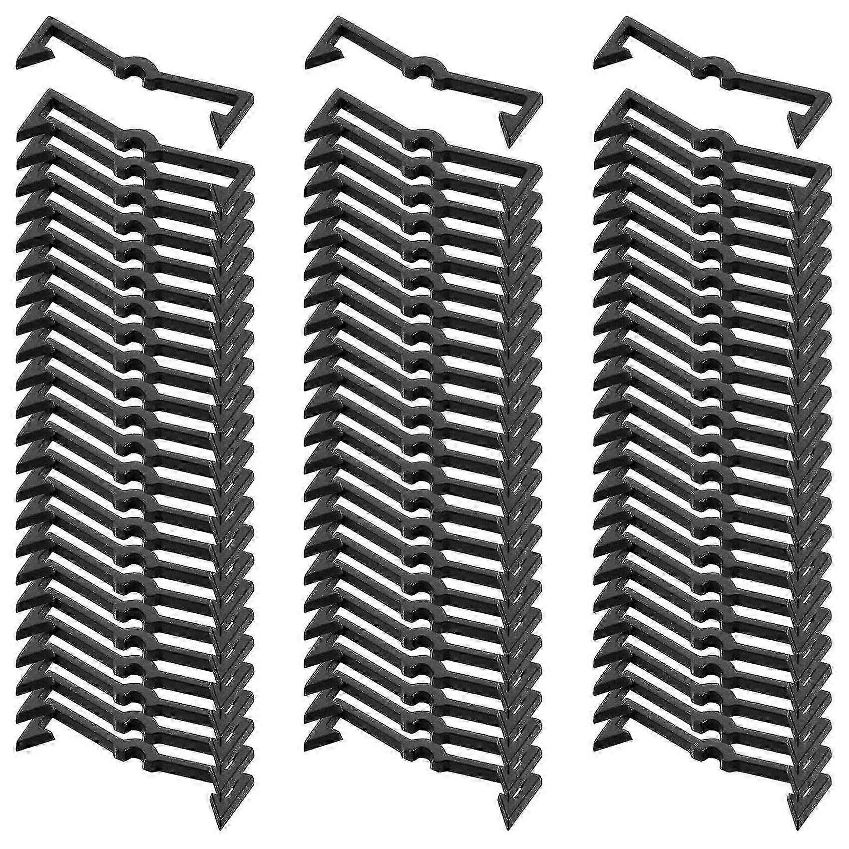 100 Pieces Of Plastic Pegboard Hook Lock Pegboard Display Hook Storage Rack (tangling)