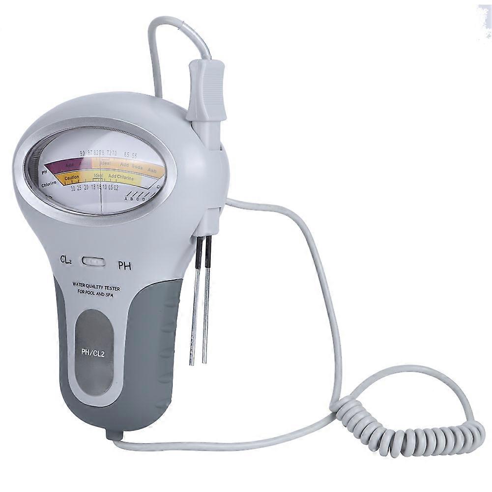 Portable Swimming Pool Water Tester Detector PH Chlorine Water Quality Testing Monitor Meter