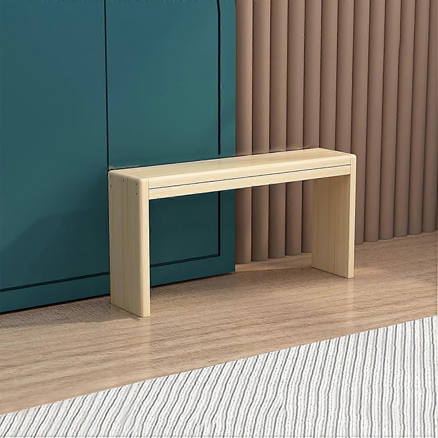Dining Room Bench Farmhouse Entrance Bench Wooden Dining Bench (80 x 20 x 40 cm) 80*20*40cm