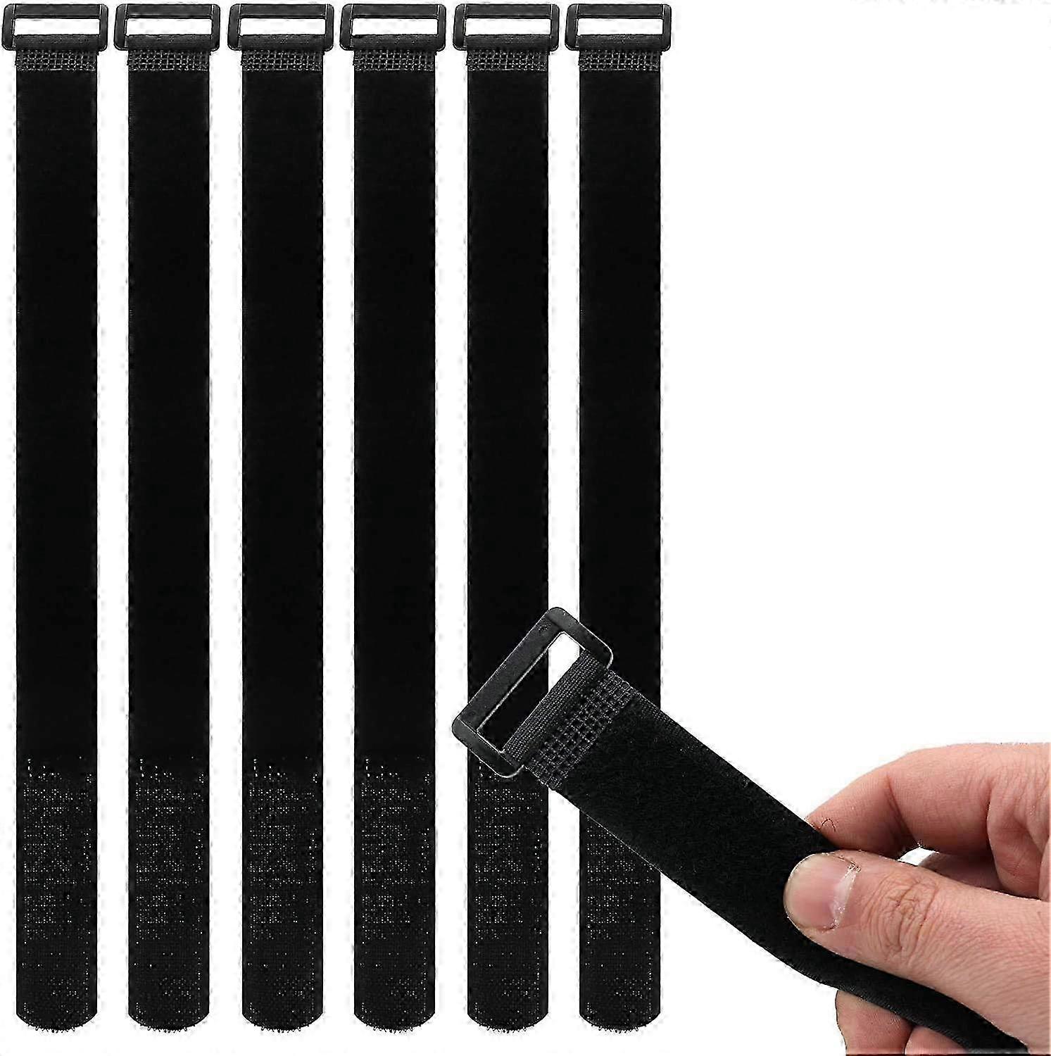 17 Pack 12 Inch Reusable Cinch Straps 0.78x 12 - Premium Quality Multipurpose Hook and Loop Safety Straps