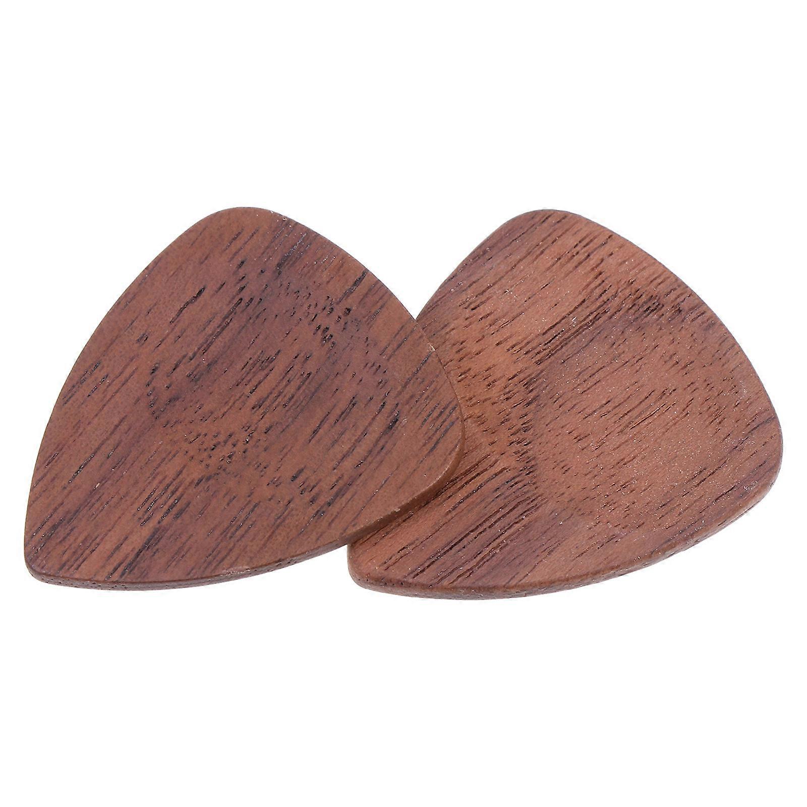 Durable Plastic Guitar Picks for Folk and Classical Guitars Brown Color 2 Pieces Lightweight Easy to Carry