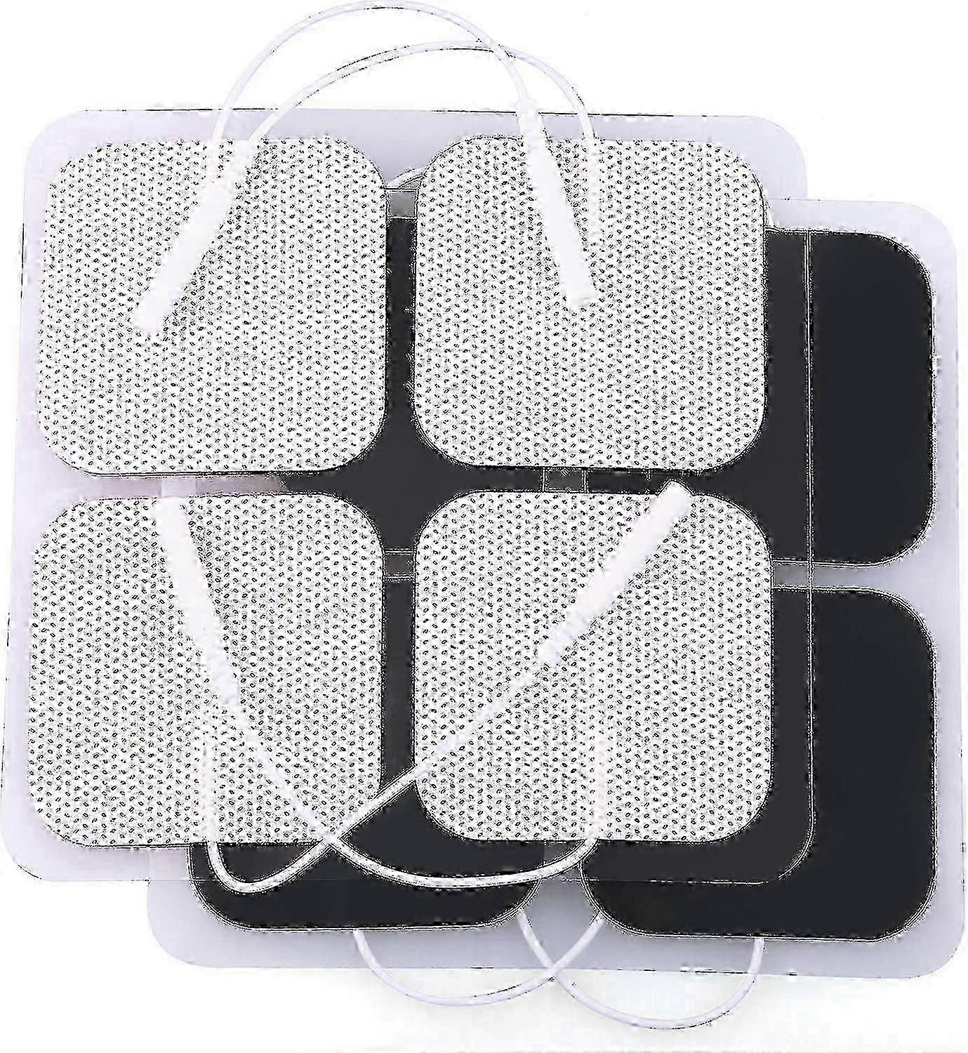 Electrode pads 20pcs 2x2 replacement for ems muscle stimulation machine reusable