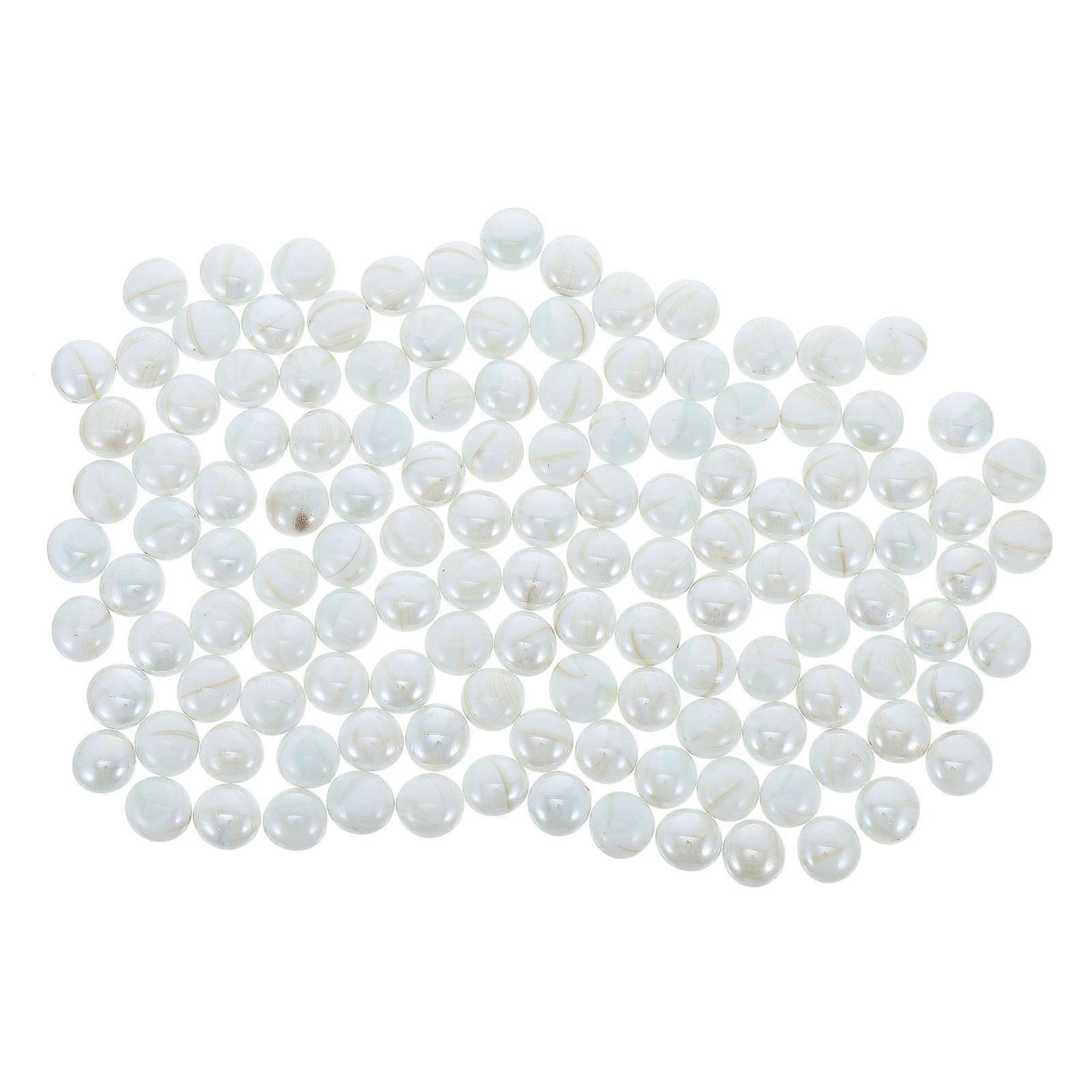 It seems like you're referring to a product description for **luminous colored glass pebbles** used in aquariums or landscaping. Here's a refined and
