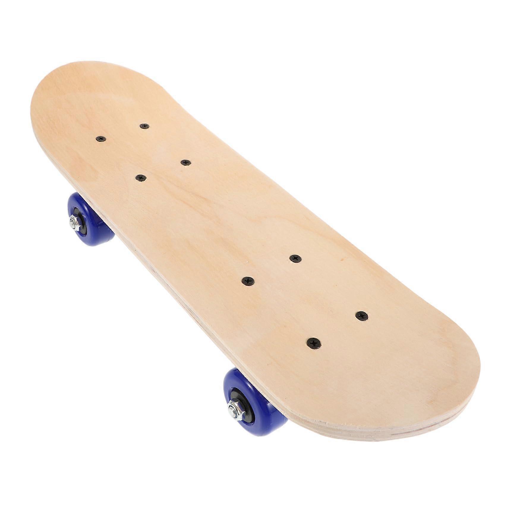 Blank Maple Wood Skateboard Deck for DIY Skateboard Art Projects, Standard Size, Unpainted, Compatible With Most Trucks