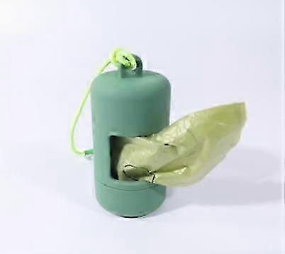 موزع كيس أنبوب حر اليدين ، حامل كيس أنبوب مقود ، موزع أكياس نفايات الأليفة المحمولة البلاستيكية - أكياس القمامة غير مدرجة