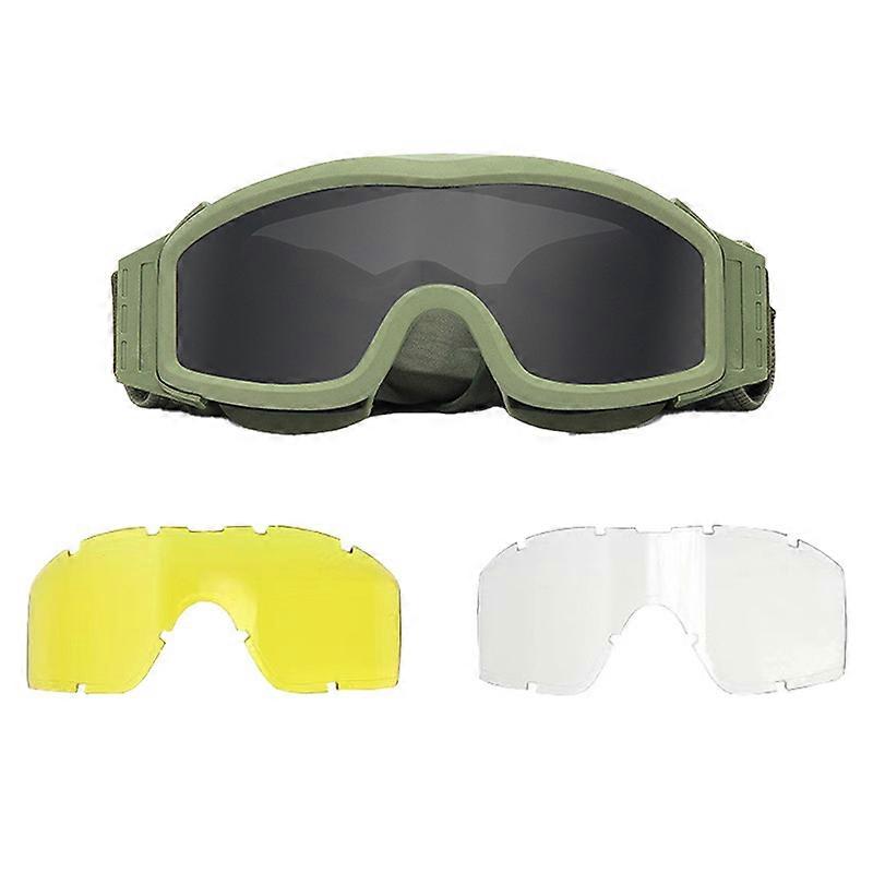 Gafas tácticas militares de tiro verde
