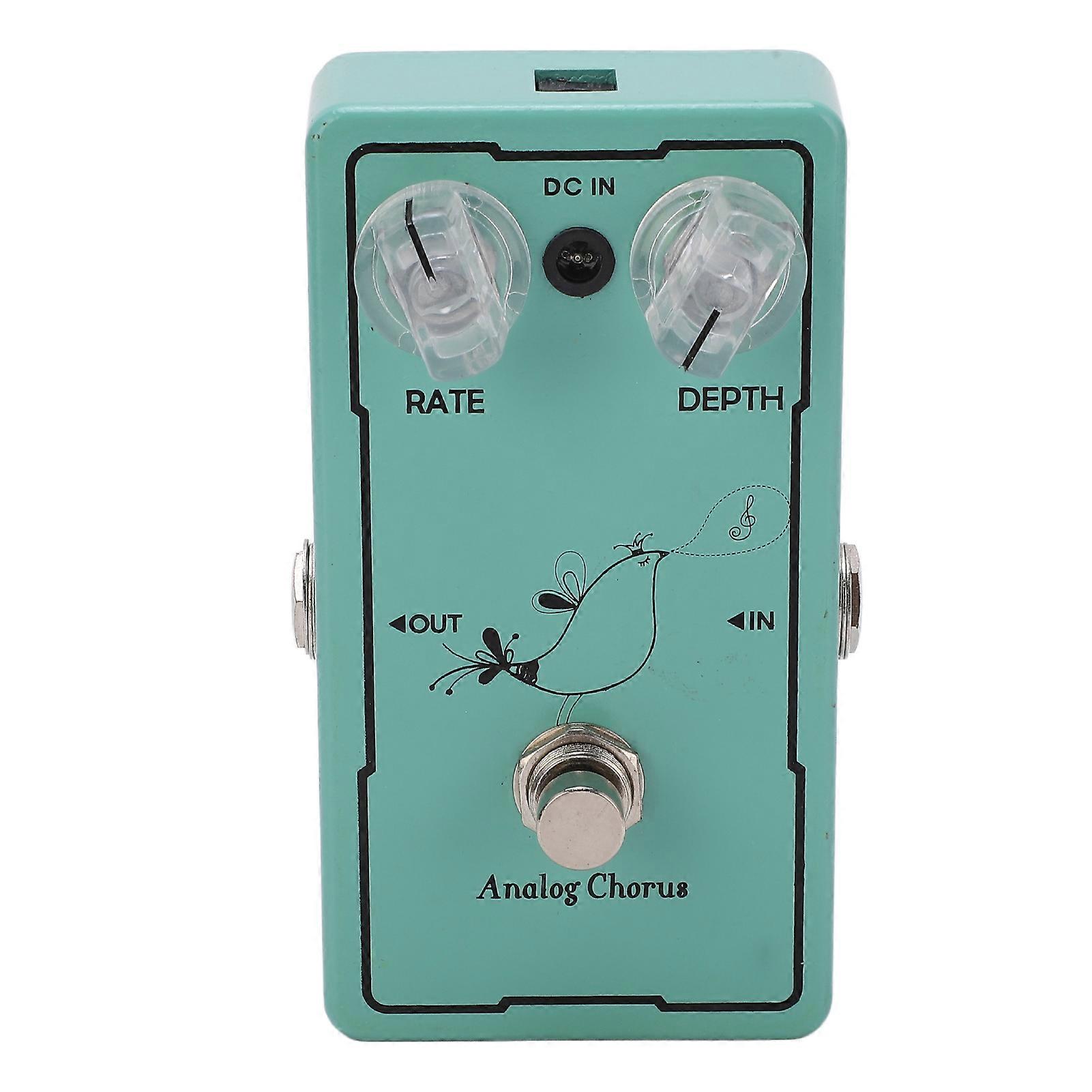 Guitar Effect Pedal Analog Chorus 604 Single Overdrive Reverb Instrument Accessory