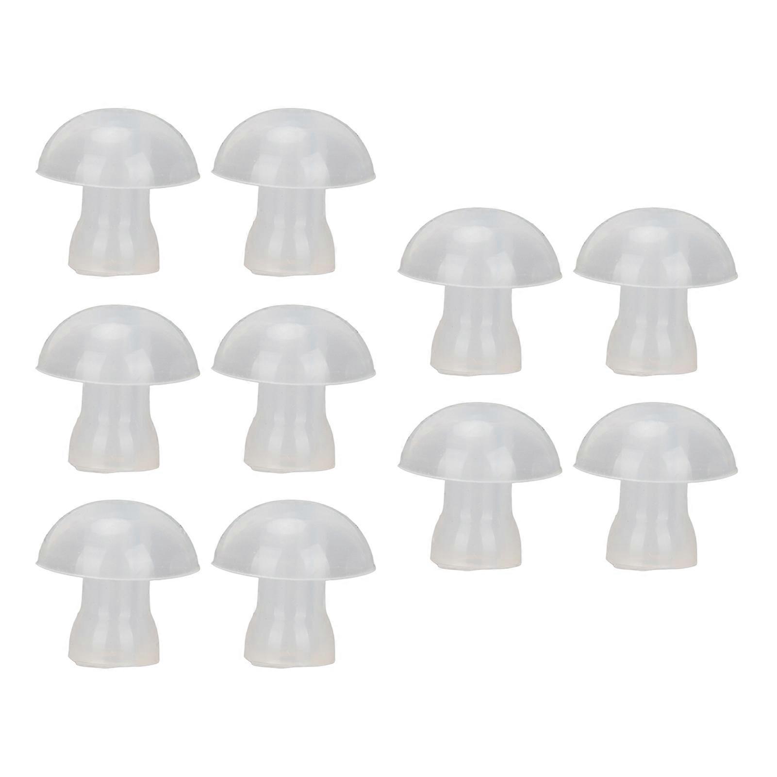 10Pcs Aide auditive Embouts D’oreille Doux Remplacement Universel Dômes Embouts D’oreille Pour Bouchons D’oreille D’aide Auditive