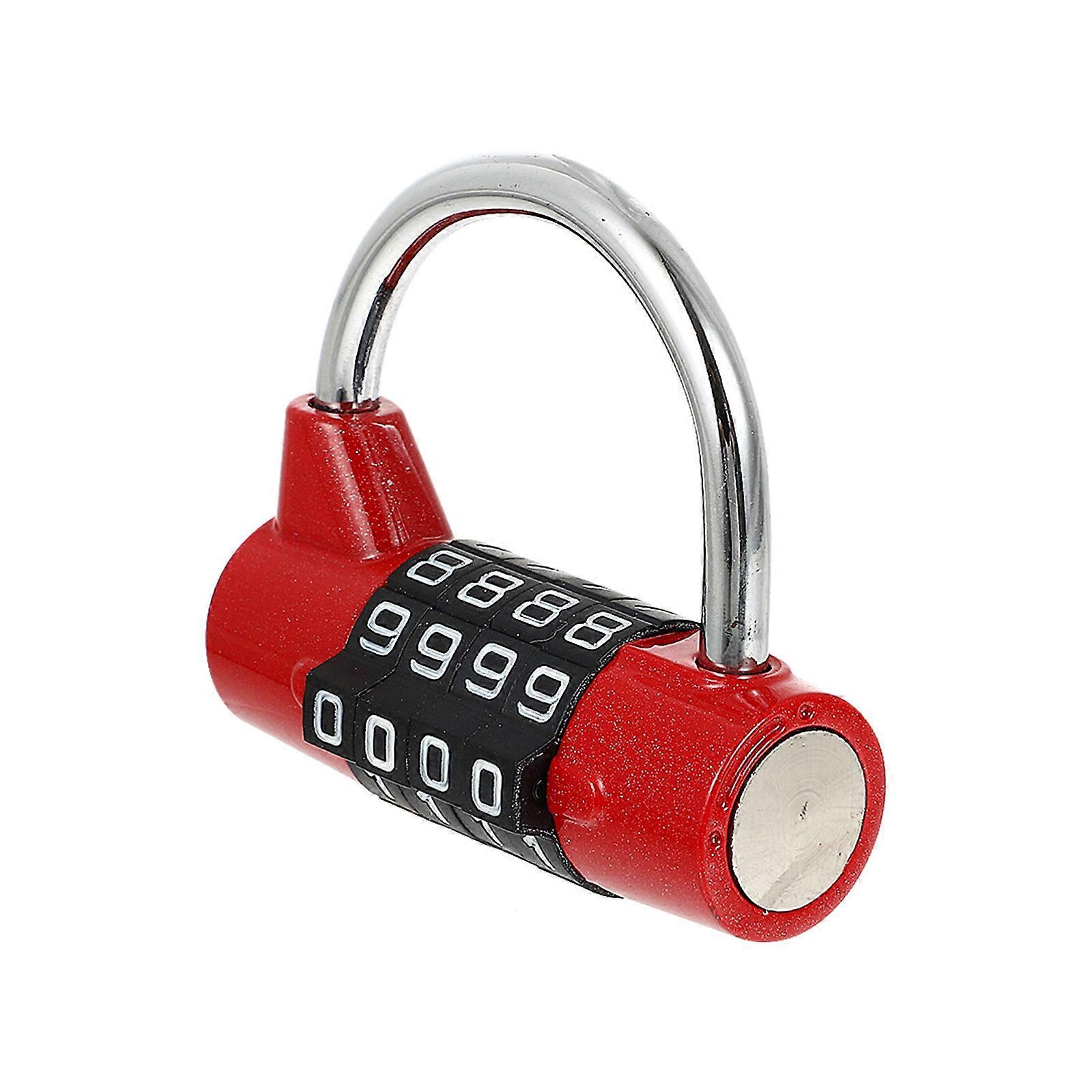 Gym Locker Lock Rectangular Zinc Alloy Safety Padlock For Lockers 1Pcs