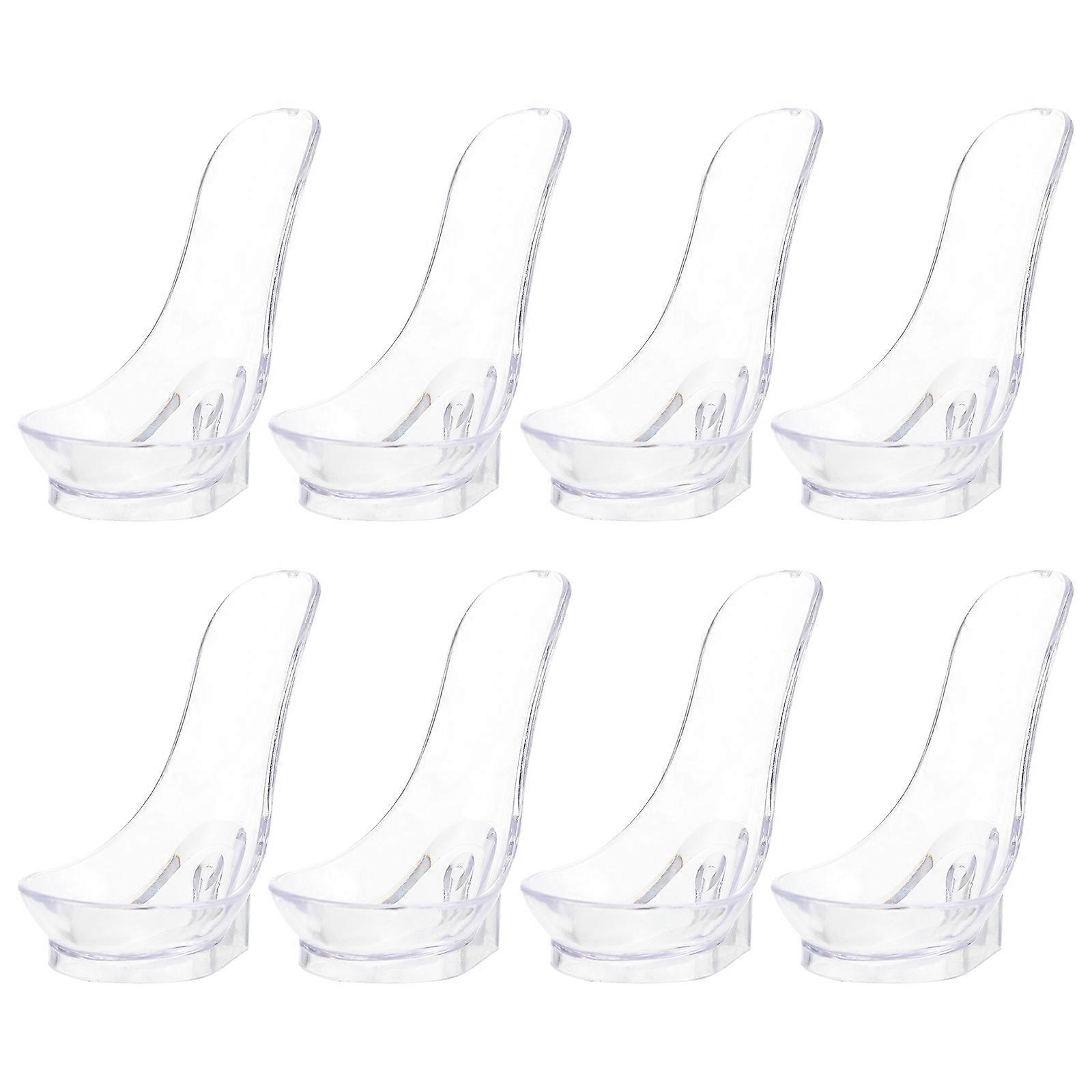 Ladle Spoon Organizer PP Material Square Shape Hygiene Maintenance For Home 8Pcs