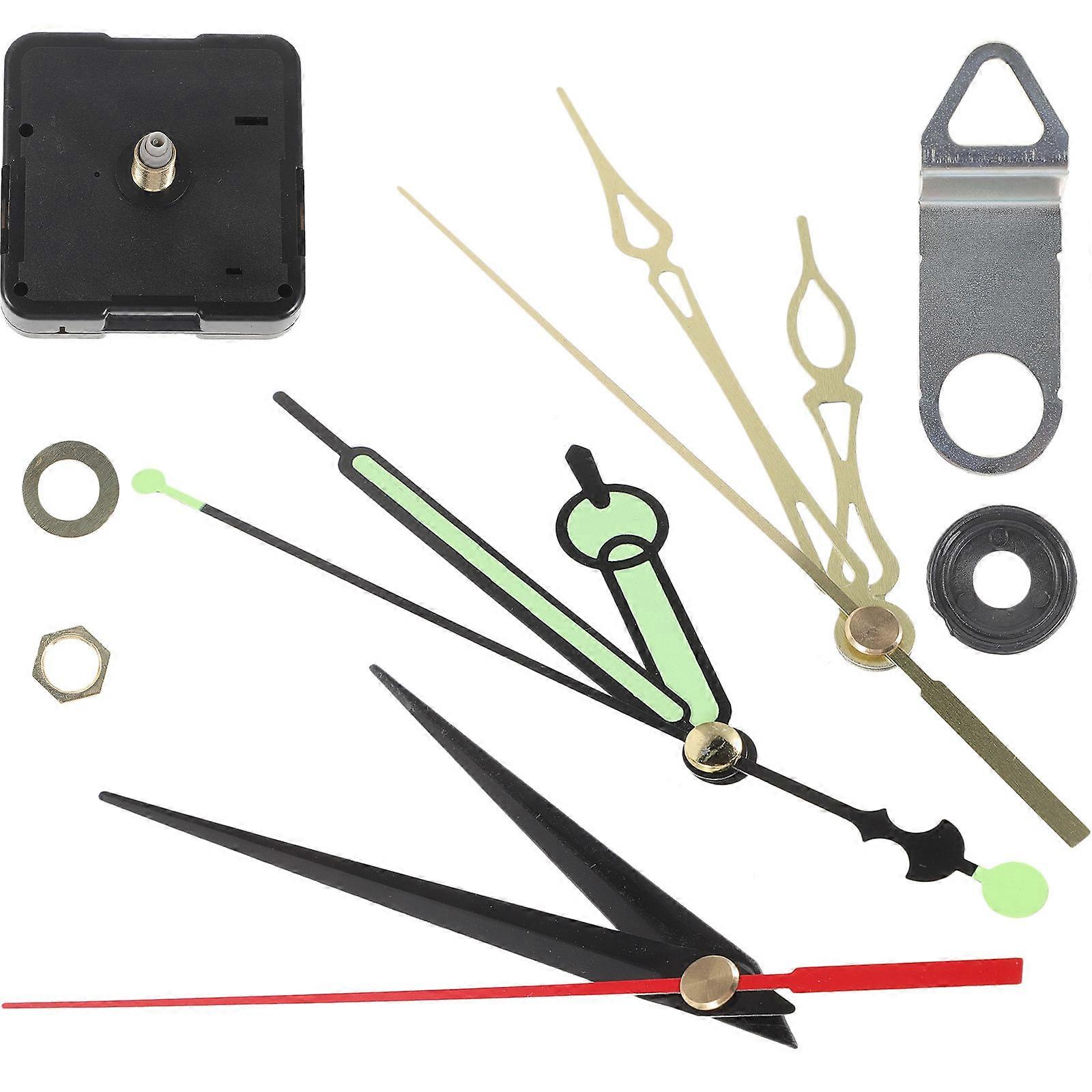 Wall Clock Motor Accessories Clock Movement Mechanism Mute Mechanism Home Decoration Round Shape 1 Set