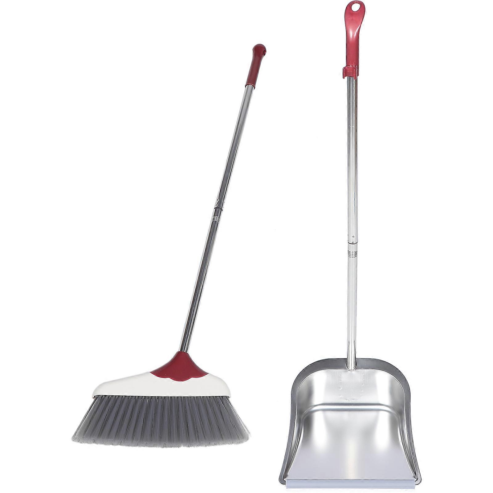 Broom And Dustpan Set Home Office Garden Anti Wind Stability Plastic 1Set