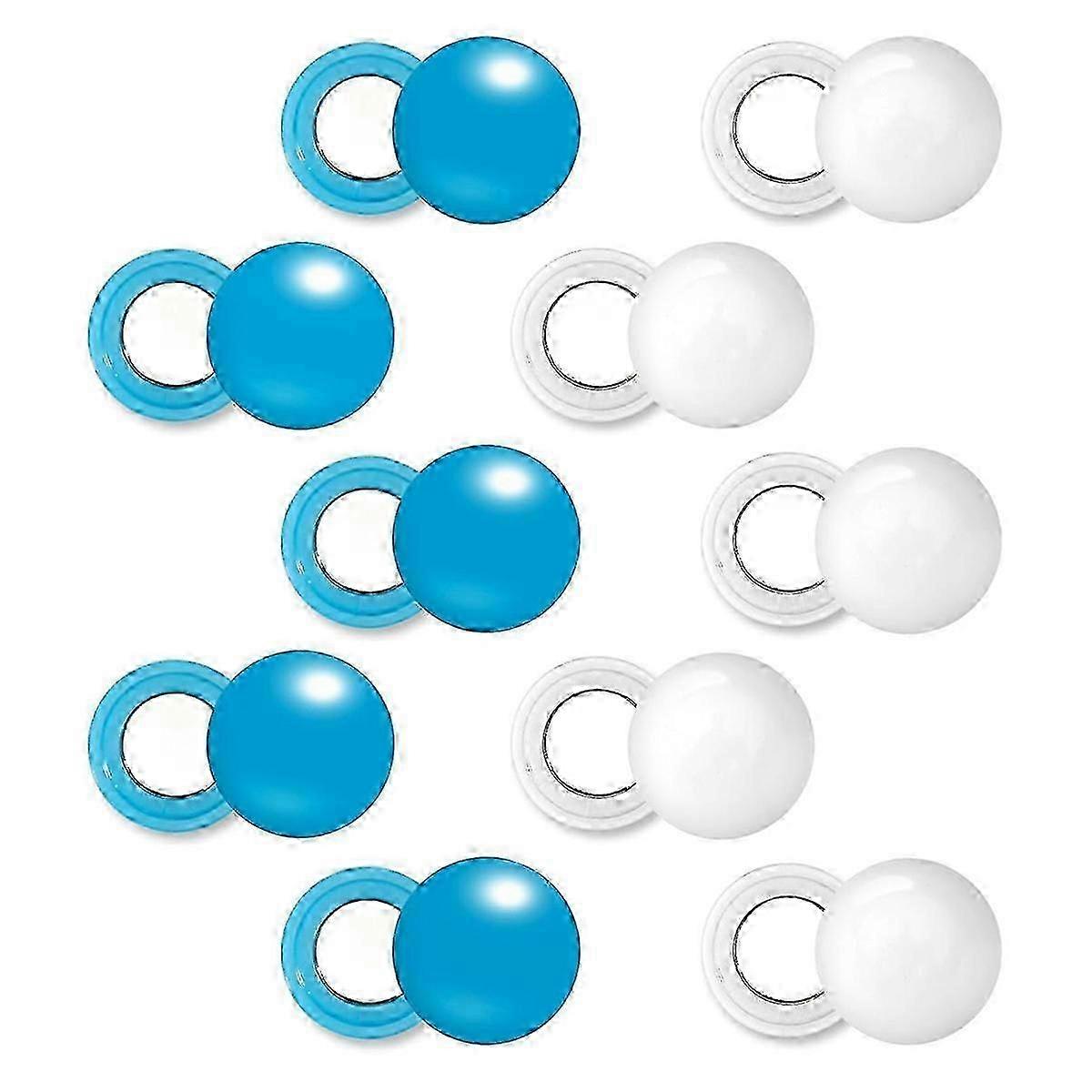 10 Pairs of Magnetic Race Bib Clips & Buckles for Running - Durable Marathon Bib Fasteners & Bib Magnets for Secure Attachment