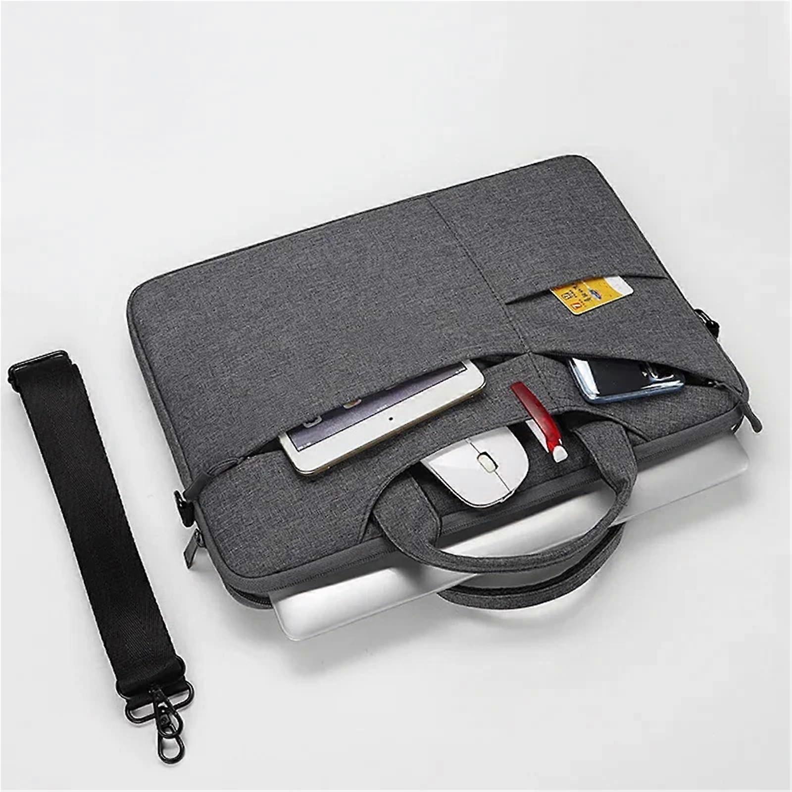 Laptop Shoulder Bag 15.6 Inch Waterproof Laptop Case for 14-15.4 Inch Notebooks Dark Blue Computer Handbag