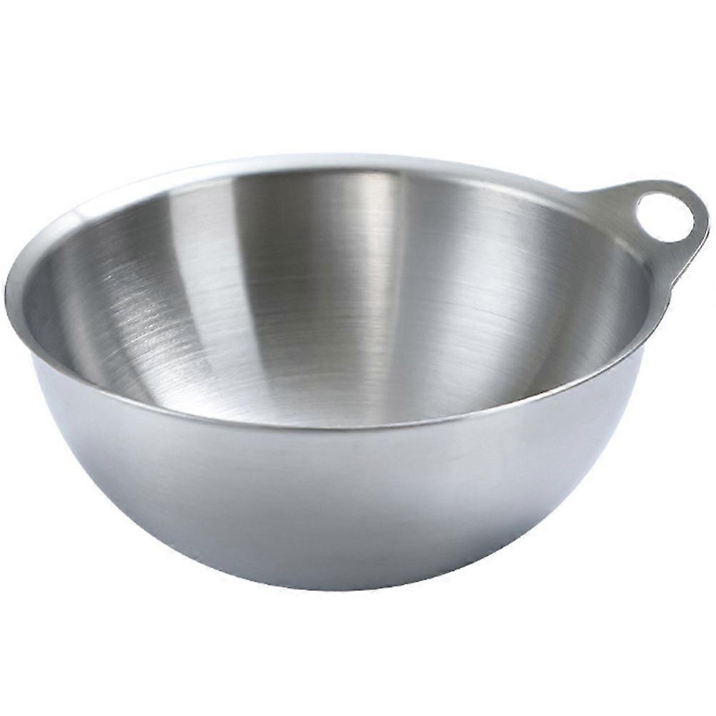 Stainless Steel Ice Cream Bowl Multi Function Elegant Fruit Salad Serving Bowl For Indoor Use 1Pcs