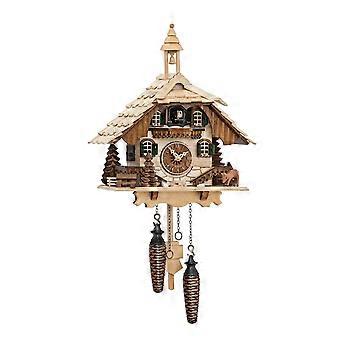 Engstler - 444/7_Q - Kuckucksuhr - Quarz - Natur - 31 cm