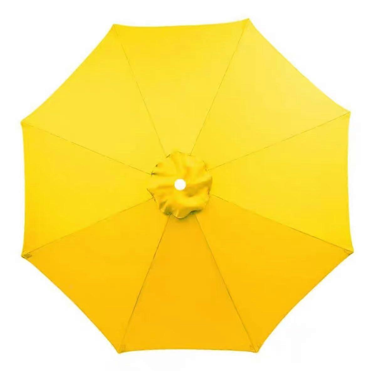 Replacement sunshade canopy, yellow, 3m 8 ribs
