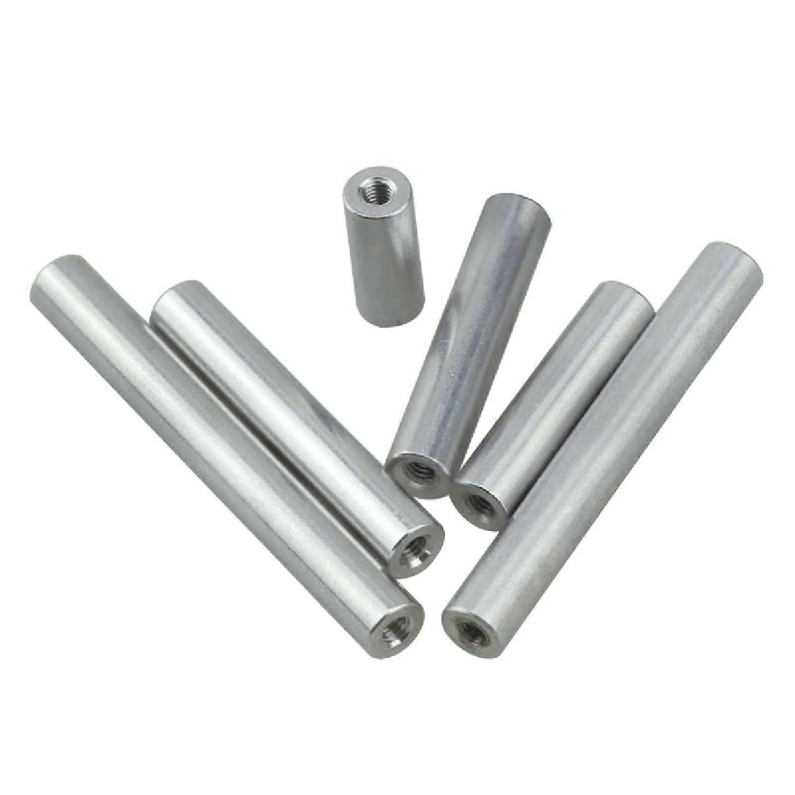5 Pieces Internal Thread Round Aluminum Spacer Standoff M2 M2.5 M3 M4 M5 M6 Extend Bolt Long Nut, 5 Pieces, M5x40mm 5 Items M5x40mm