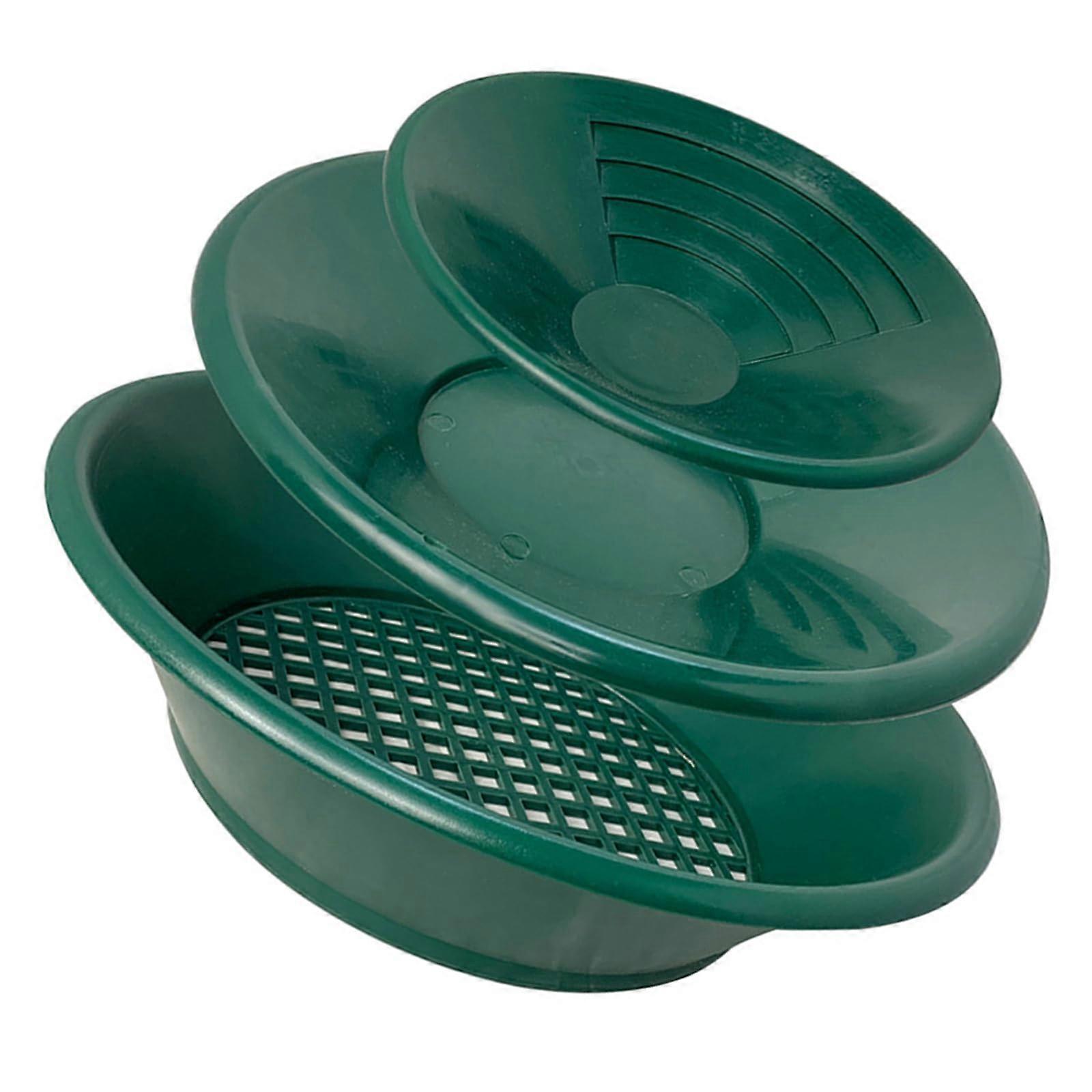 3rd Set Handheld Round Pans for Gold Mines and Green Mines