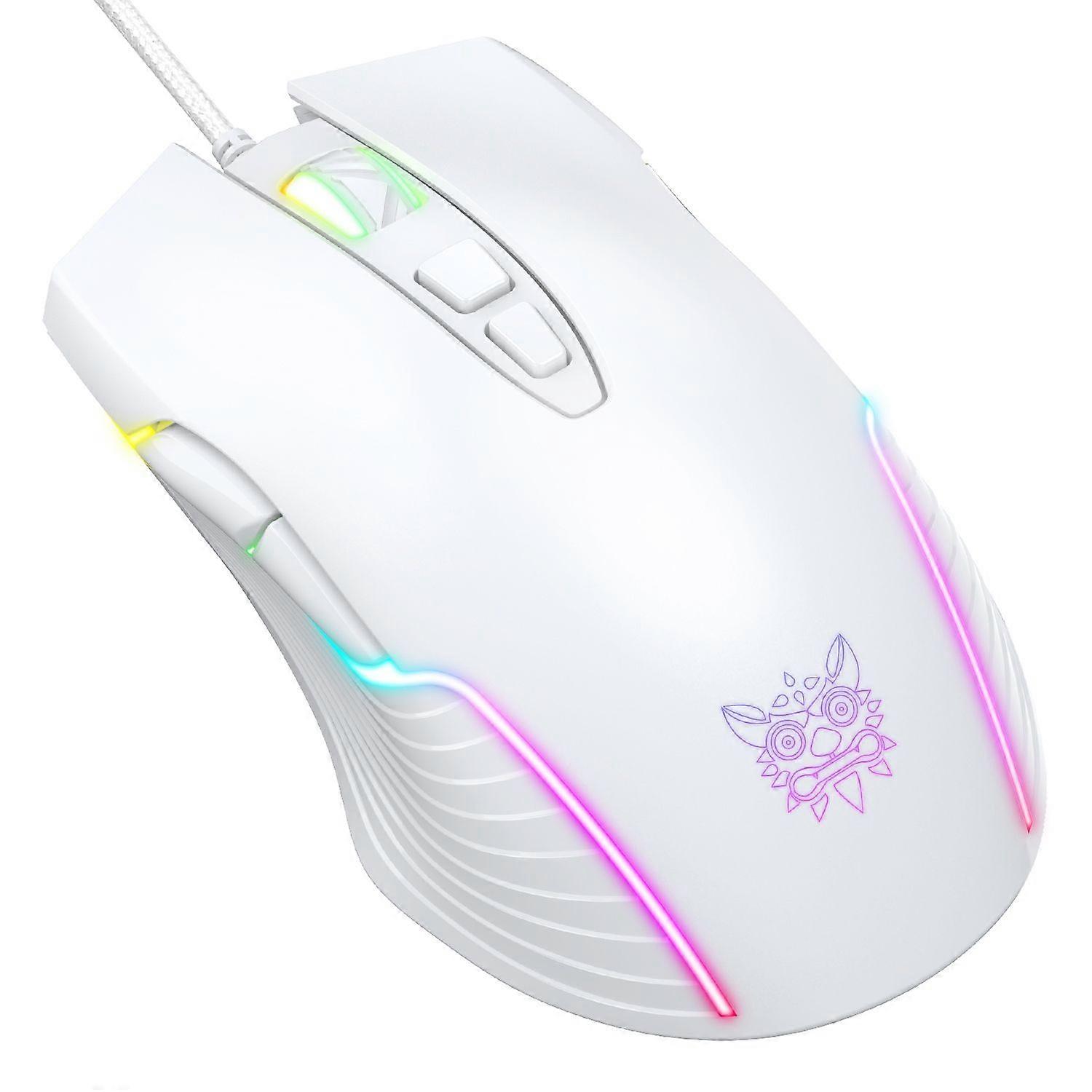 CW905 RGB Lighting Wired Mouse CW905 Wired Mouse(White)