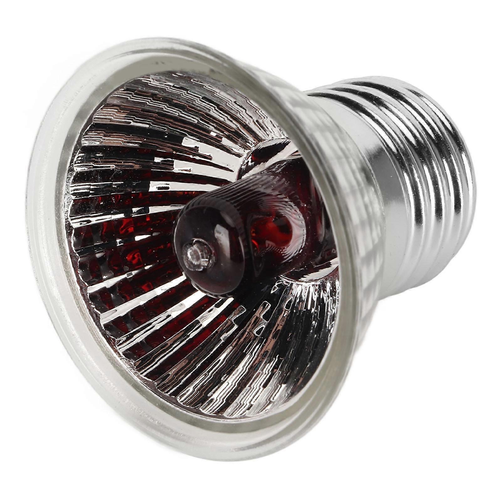 25W Reptile Heat Lamp Replacement Bulb 3.0 Infrared UVA UVB Sunbathe Heat Lamp Bulb for Reptile Lizard 110V 