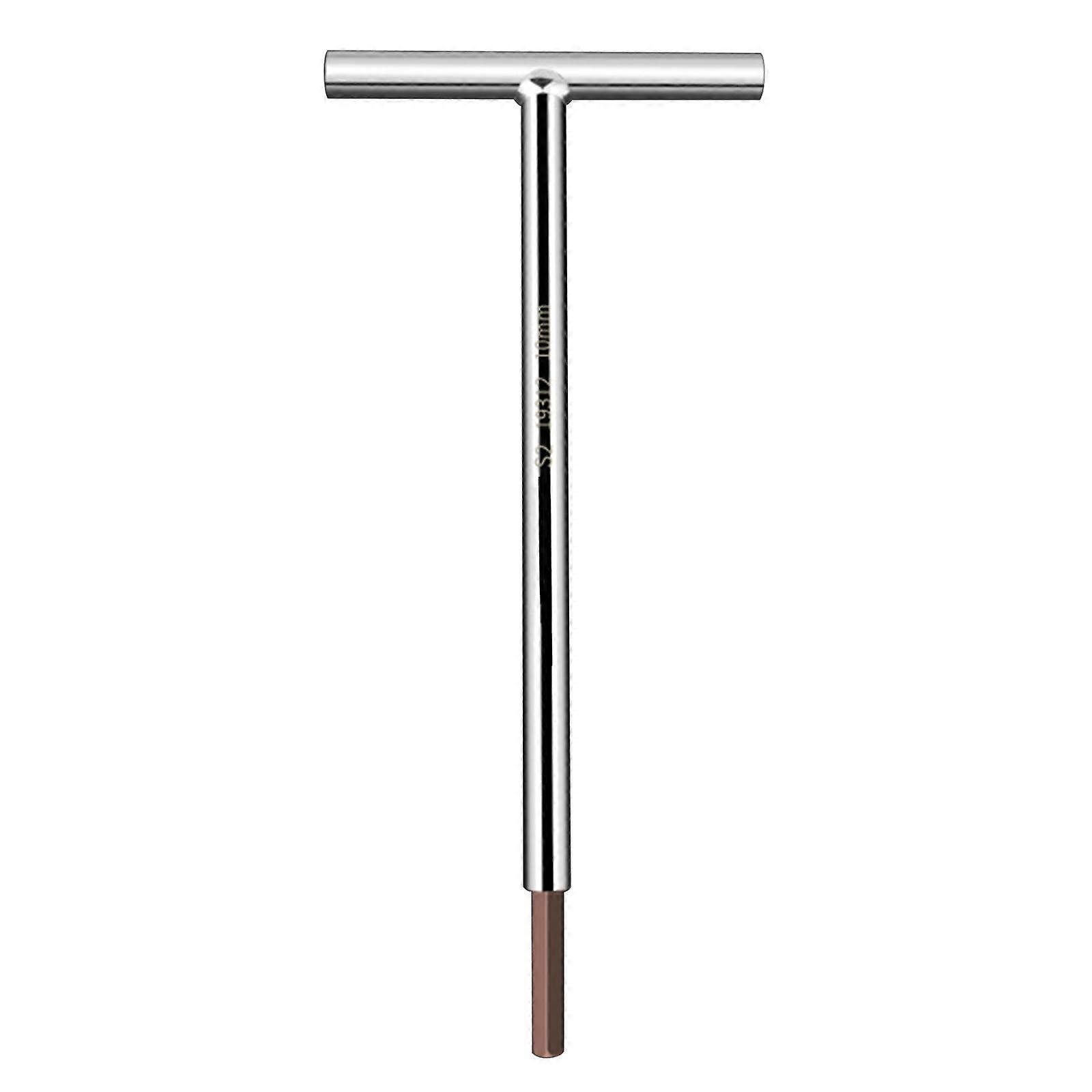 T-Shaped Hex Key Wrench Set, T-Handle Socket Wrench, Extended Sizes 3/4/5/6/8/10 mm for Mechanical Work