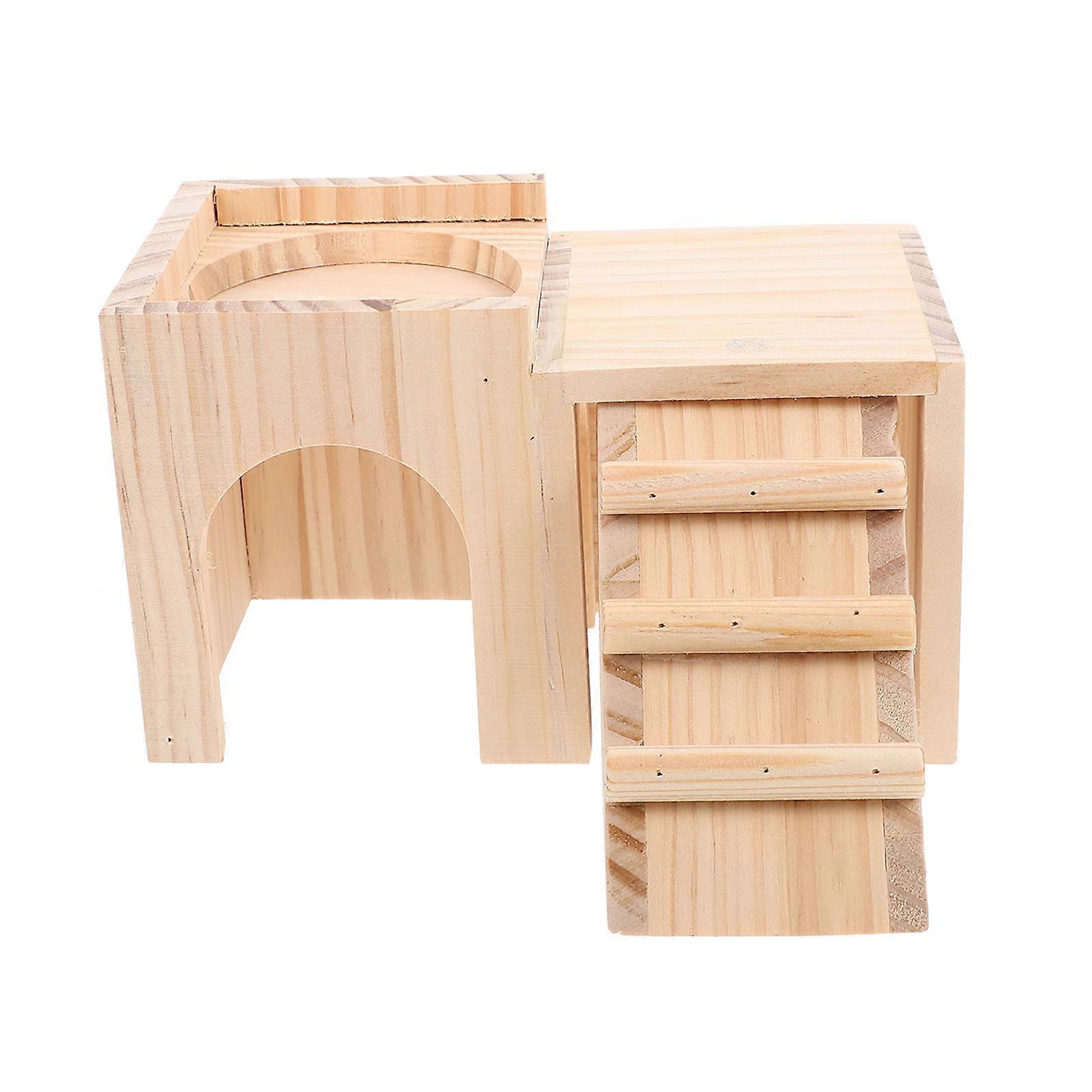 Hamster Hideout Nest with Climbing Ladder – Safe, Warm, and Comfortable Animal House for Hamsters, Mice, and Gerbils